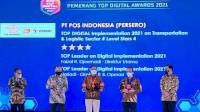 Ajang Top Digital Award 2021, Pos Indonesia Borong 3 Penghargaan